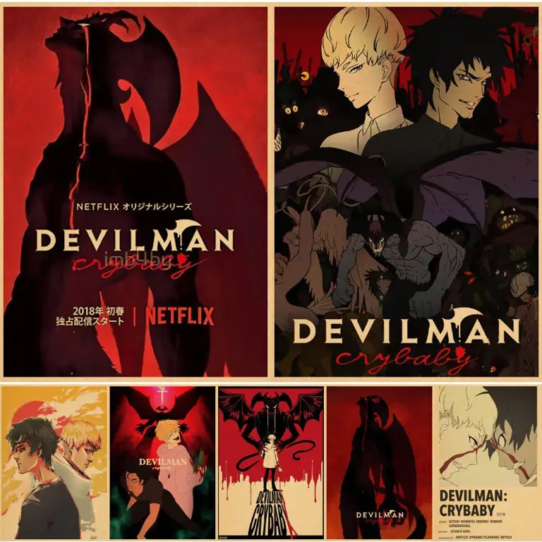 Poster anime Devilman Crybaby