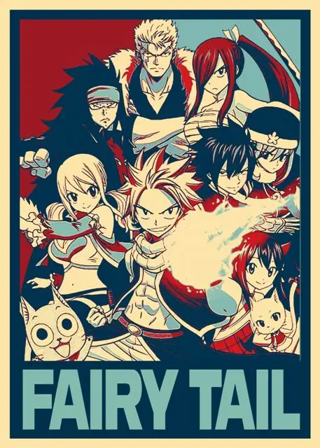 Poster anime Fairy Tail