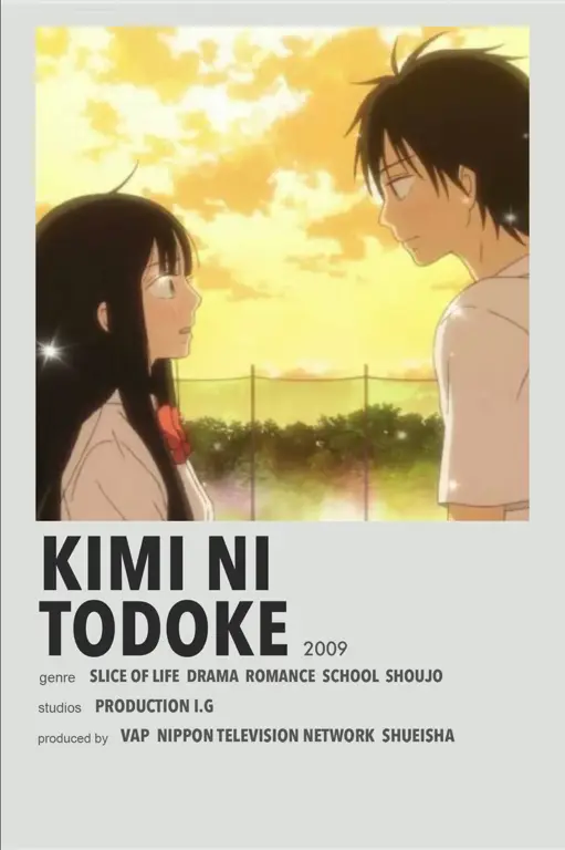 Poster promosi anime Kimi ni Todoke