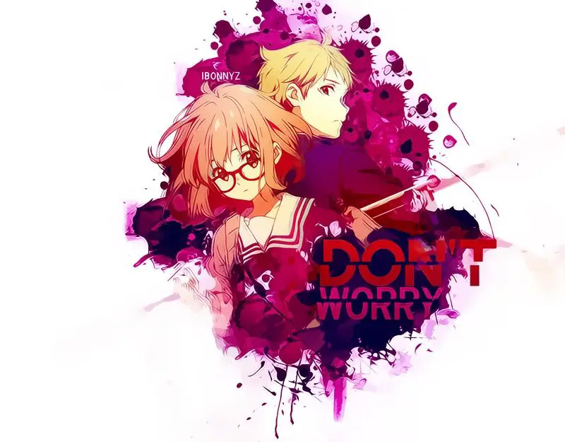 Visual utama anime Kyoukai no Kanata