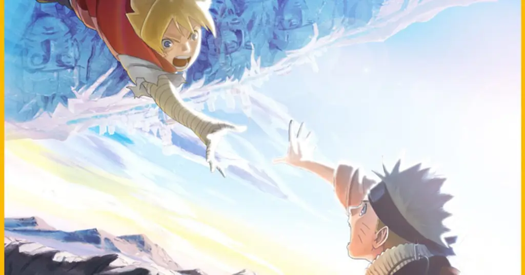 Poster promosi Naruto Shippuden Gambar kunci dari Naruto Shippuden