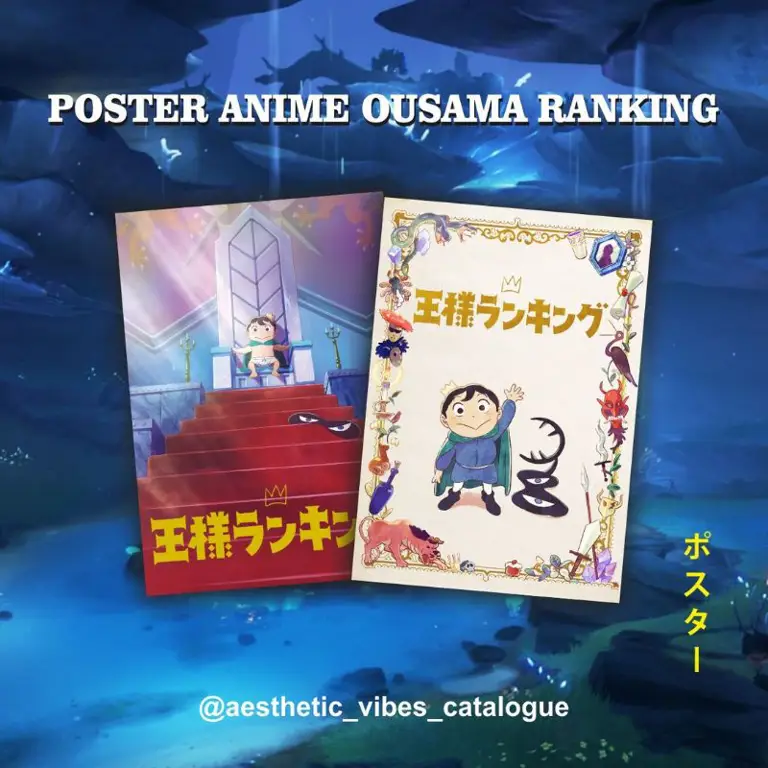 Poster resmi anime Ousama Ranking