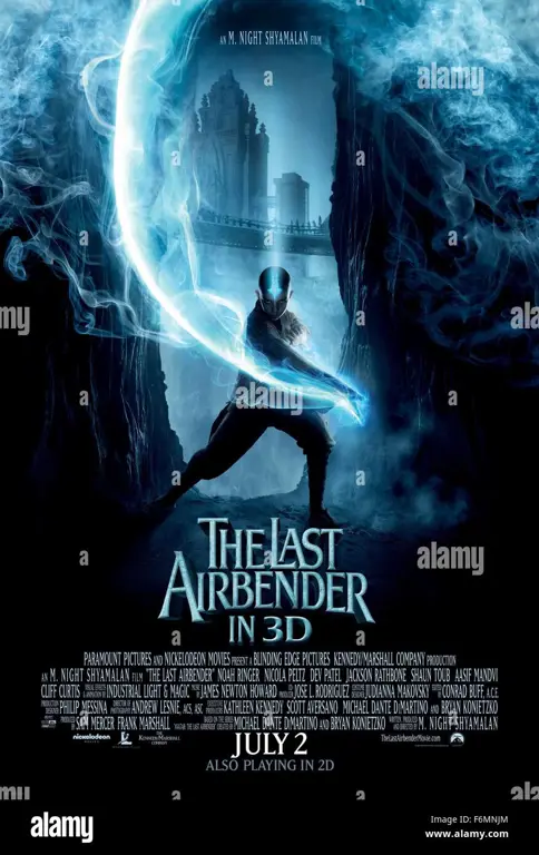 Poster resmi Avatar The Last Airbender live action