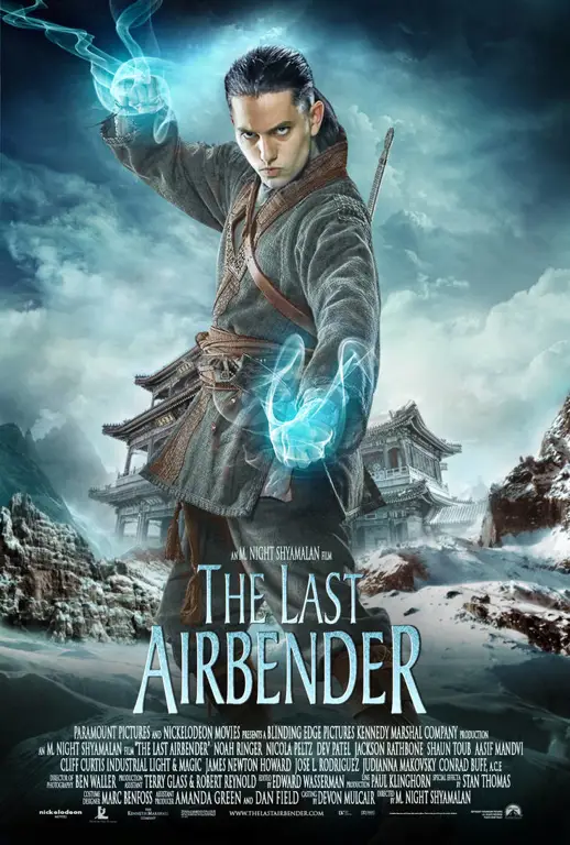 Poster resmi serial live action Avatar The Last Airbender