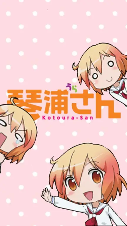 Poster promosi anime Kotoura-san.