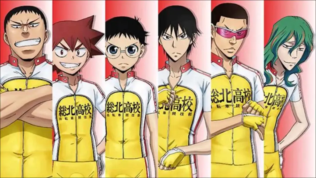 Poster promosi anime Yowamushi Pedal