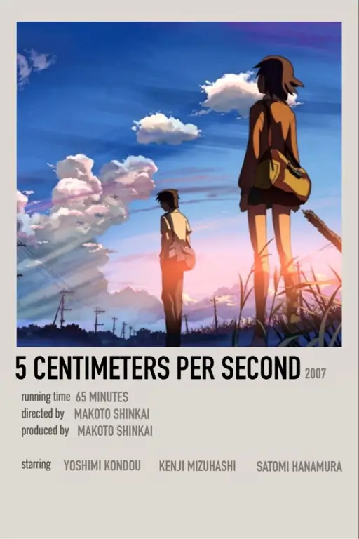 Poster film 5 Centimeters Per Second