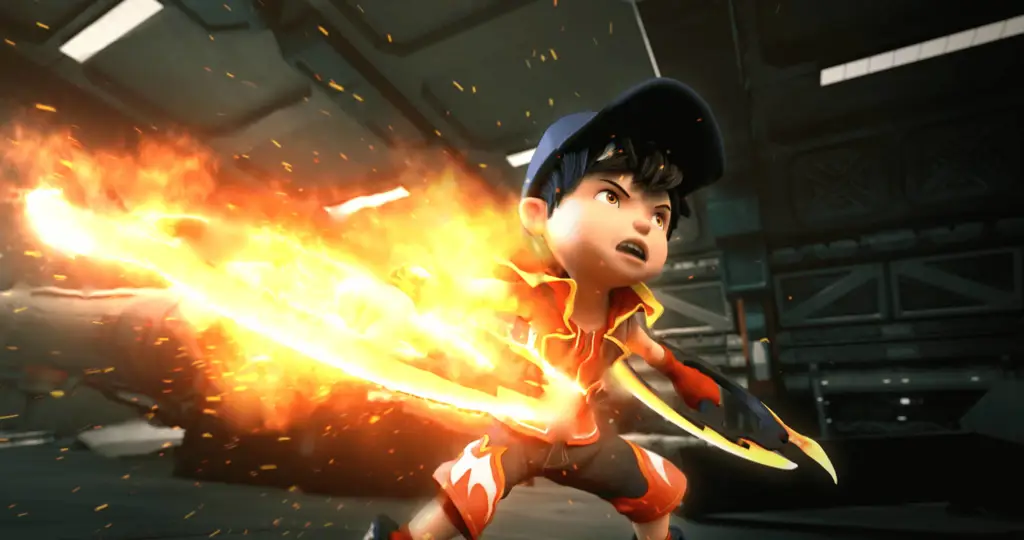 Poster Boboiboy Blaze