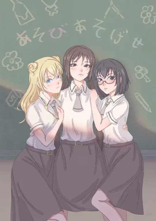 Poster Anime Asobi Asobase