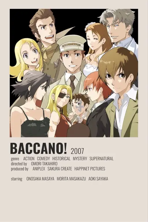 Poster anime Baccano!