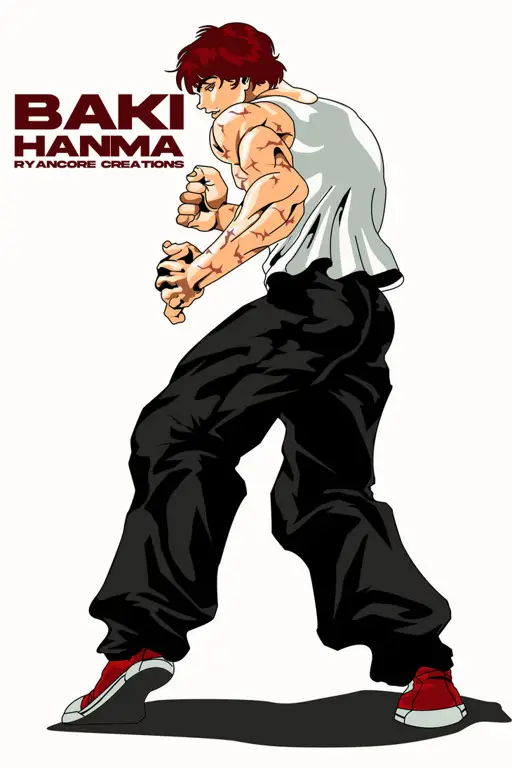 Poster Resmi Anime Baki Hanma Poster Anime Baki Hanma