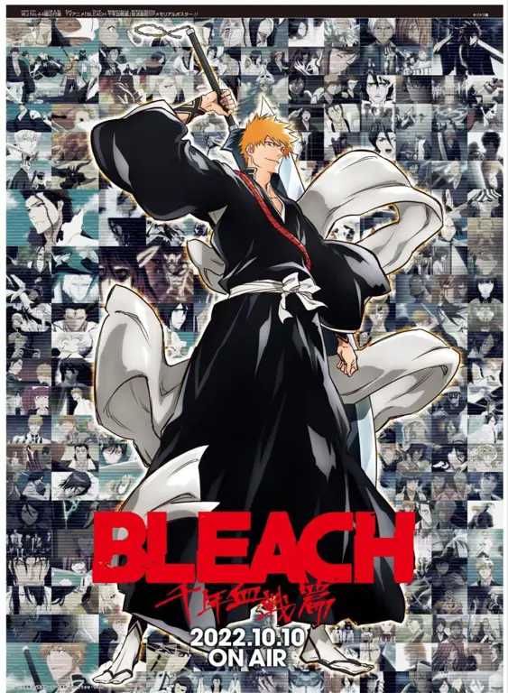 Poster Resmi Anime Bleach Poster anime Bleach