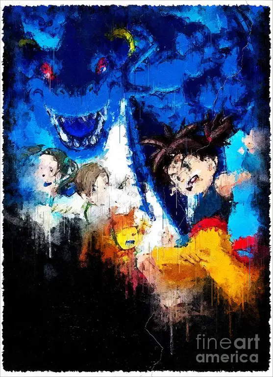 Poster anime Blue Dragon