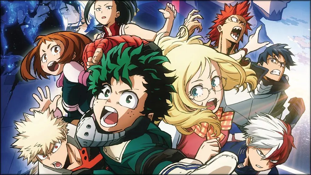 Gambar poster anime Boku no Hero Academia