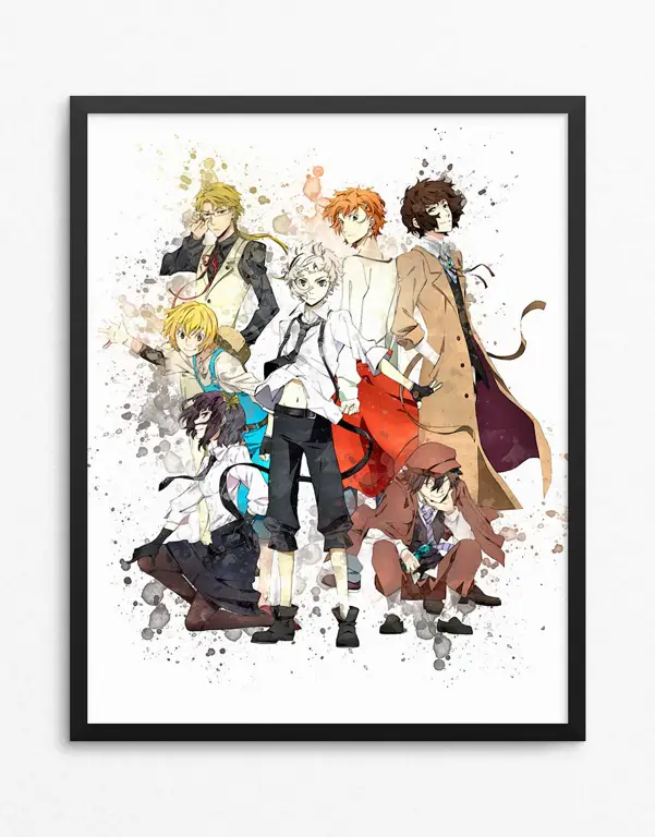 Poster anime Bungo Stray Dogs