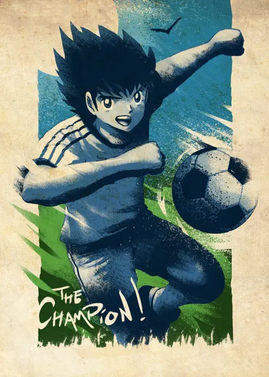 Poster anime Captain Tsubasa