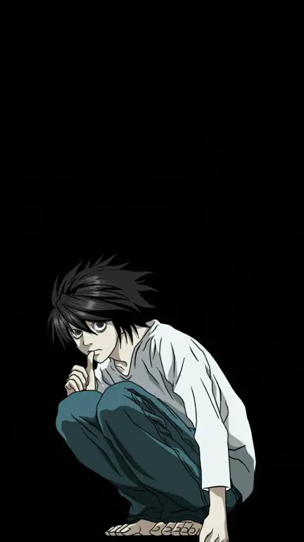 Poster resmi anime Death Note Poster anime Death Note