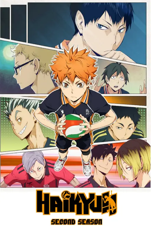 Poster resmi anime Haikyuu!!