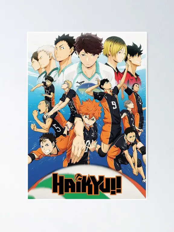 Poster anime Haikyuu!!