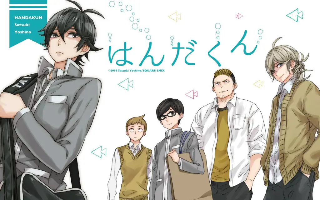 Poster resmi anime Handaku Kun