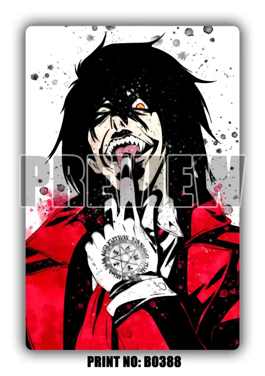 Poster anime Hellsing