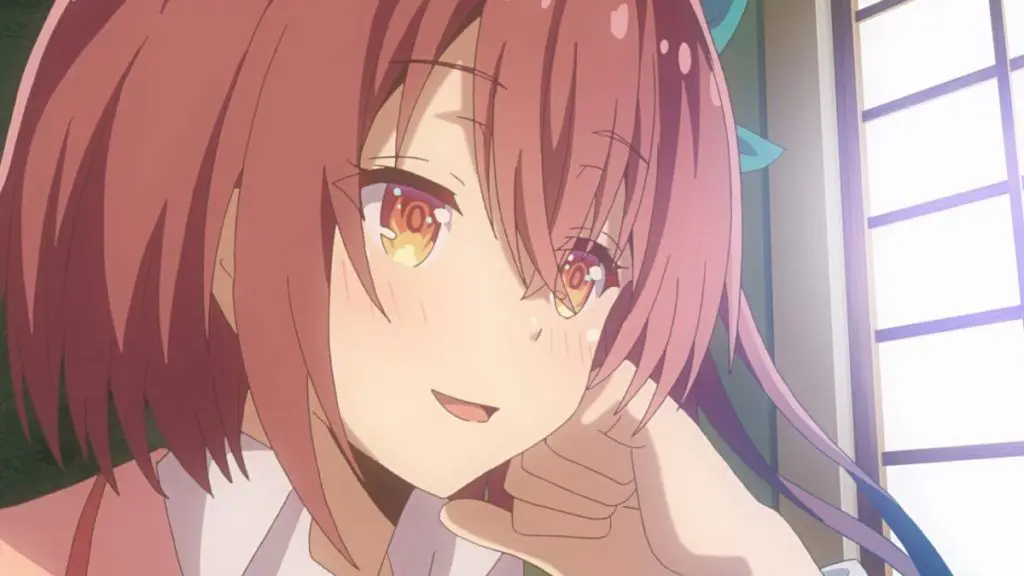 Poster resmi anime Hensuki yang menarik perhatian Poster anime Hensuki