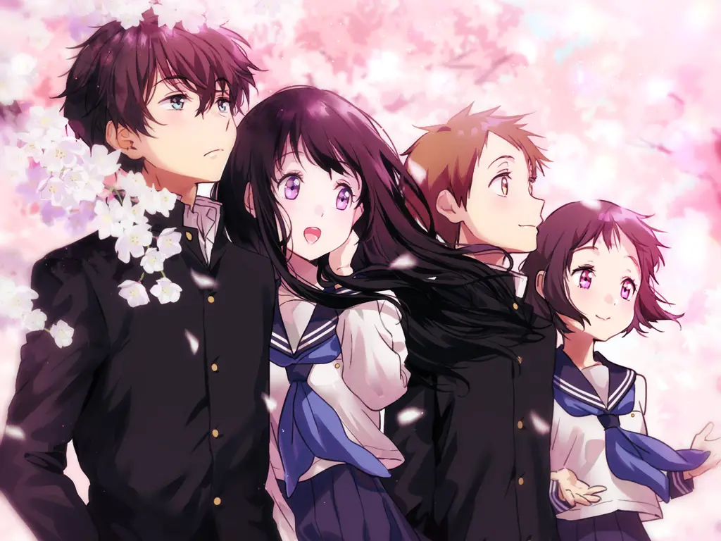 Poster Resmi Anime Hyouka Poster anime Hyouka