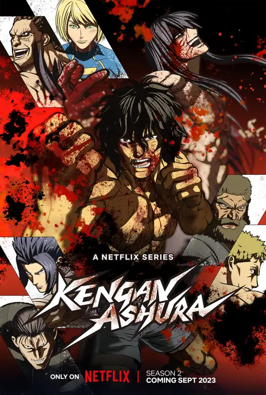 Poster anime Kengan Ashura