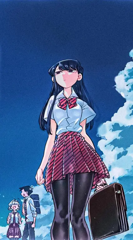 Poster anime Komi-san wa, Komyushou desu