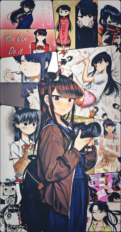 Poster anime Komi-san wa, Komyushou desu!