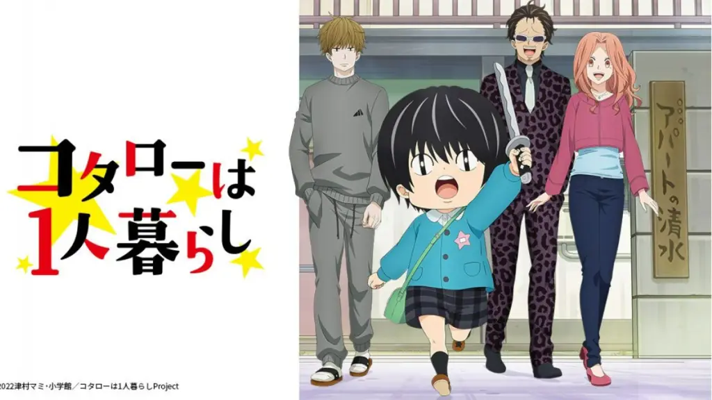 Poster resmi anime Kotaro Hitorigurashi Poster anime Kotaro Hitorigurashi dengan visual yang menarik