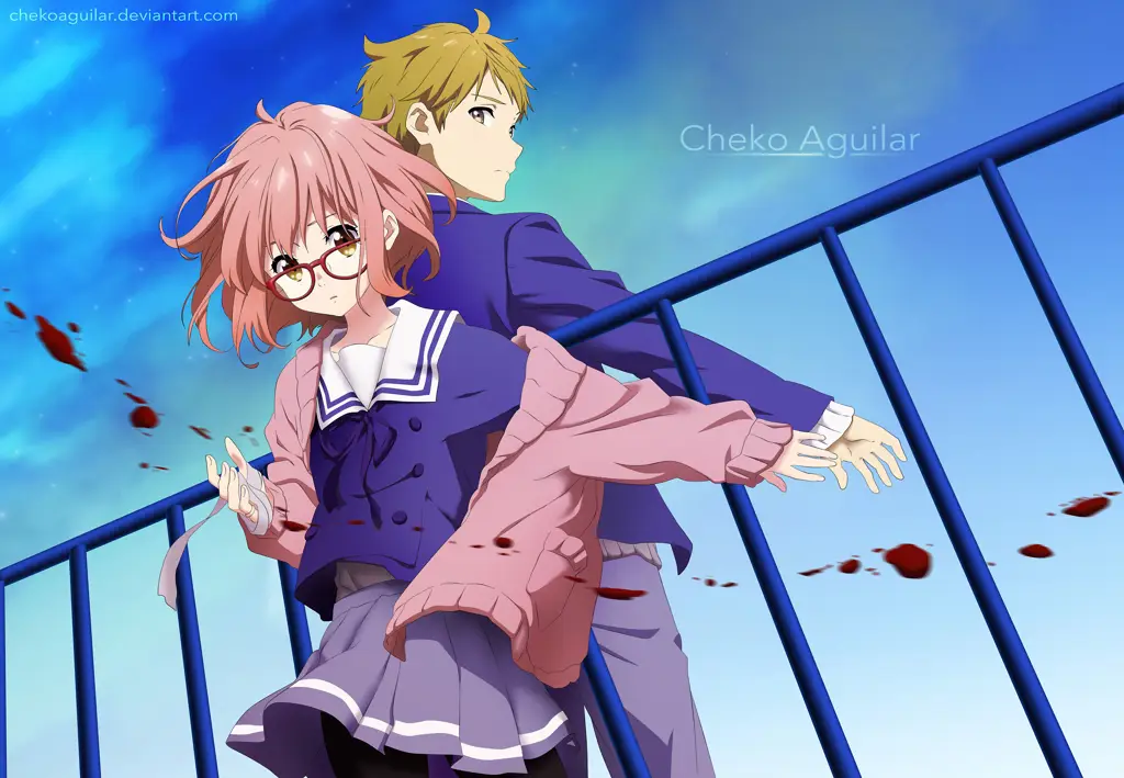 Poster Kyoukai no Kanata