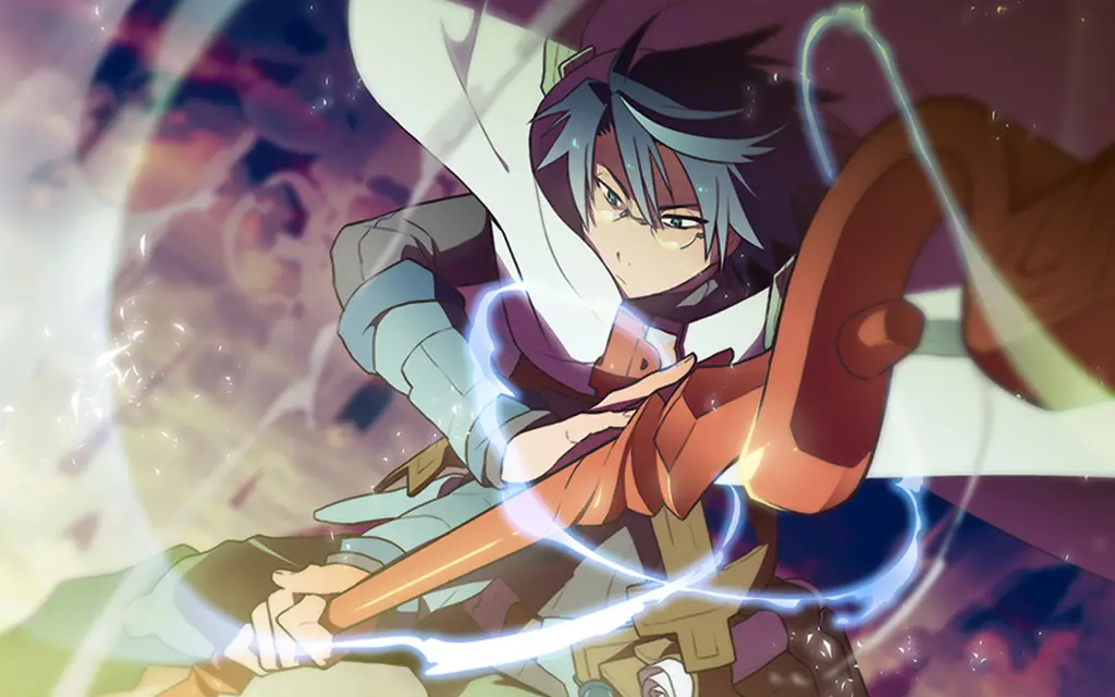 Poster resmi anime Log Horizon Gambar kunci dari anime Log Horizon