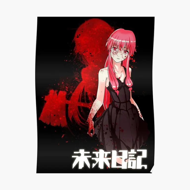 Poster Anime Mirai Nikki