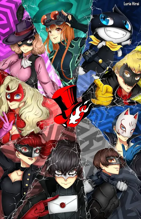 Poster resmi Persona 5 the Animation