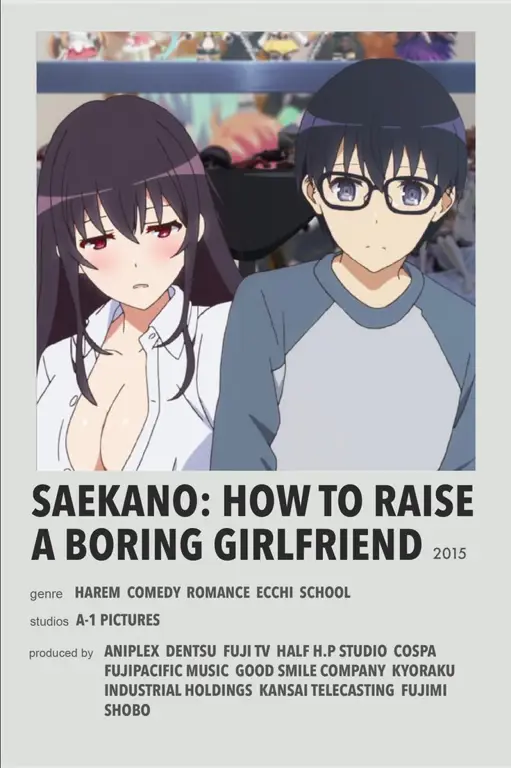 Poster anime Saekano: How to Raise a Boring Girlfriend