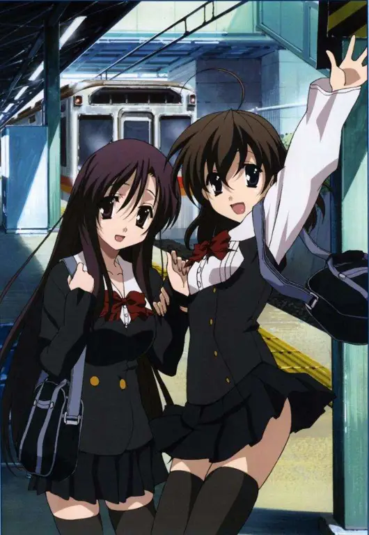 Poster anime School Days