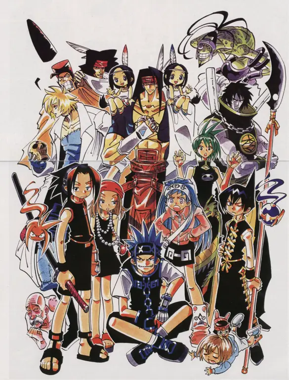 Poster anime Shaman King