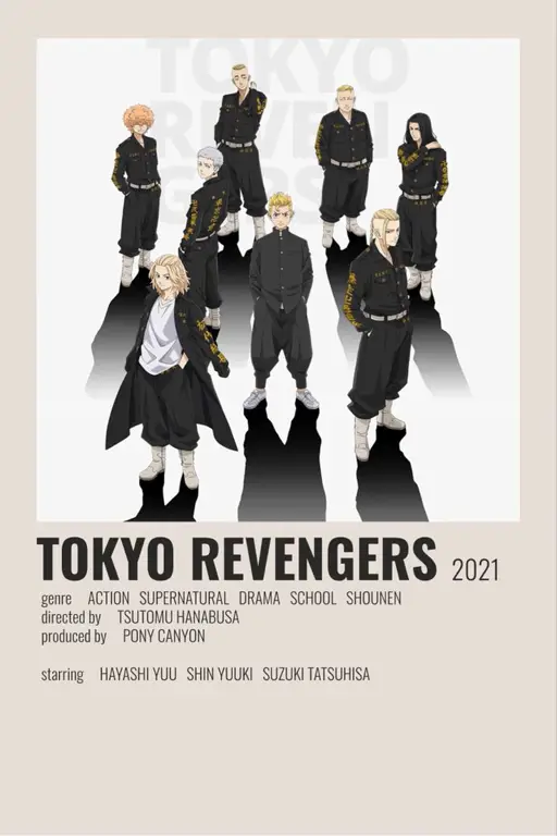 Poster Anime Tokyo Revengers