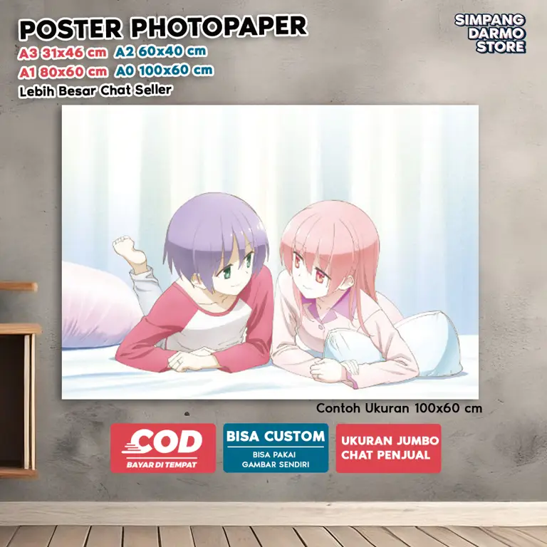 Poster anime Tonikaku Kawaii