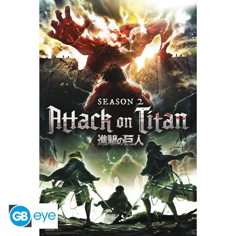 Poster utama Attack on Titan Season 2