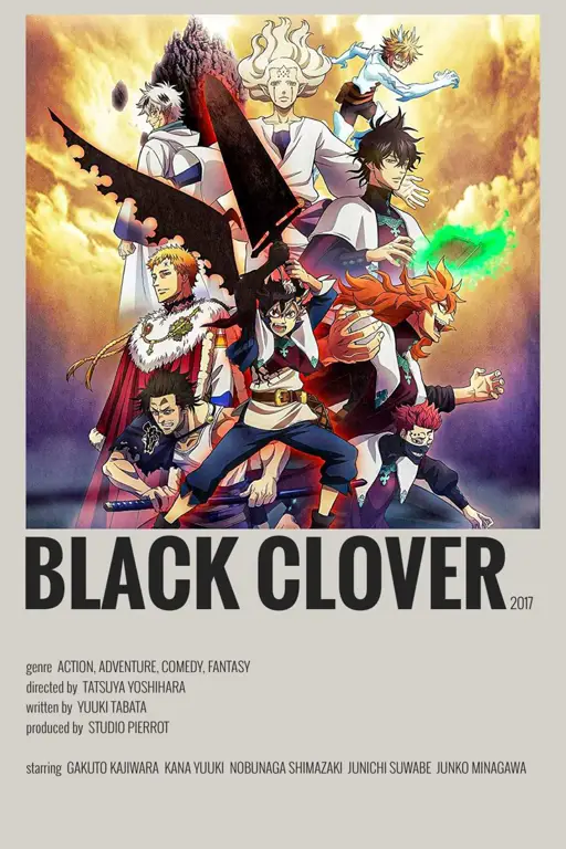 Poster Anime Black Clover