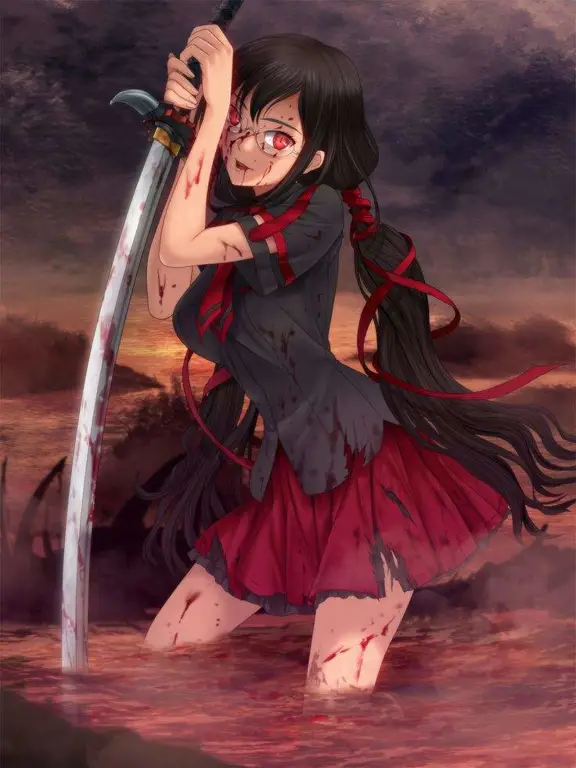 Poster anime Blood-C