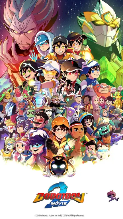 Poster film Boboiboy The Movie 2