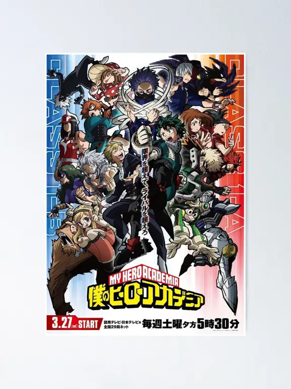 Poster promosi Boku no Hero Academia Season 5