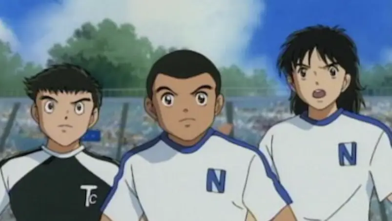 Poster anime Captain Tsubasa Road to 2002