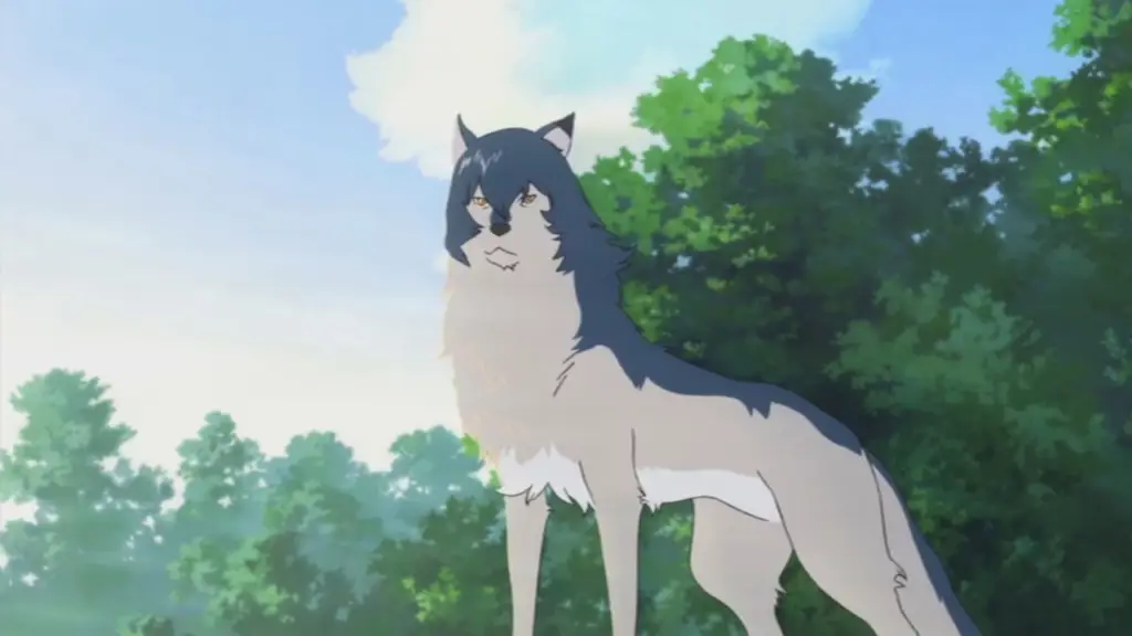 Poster film Anime Wolf Children