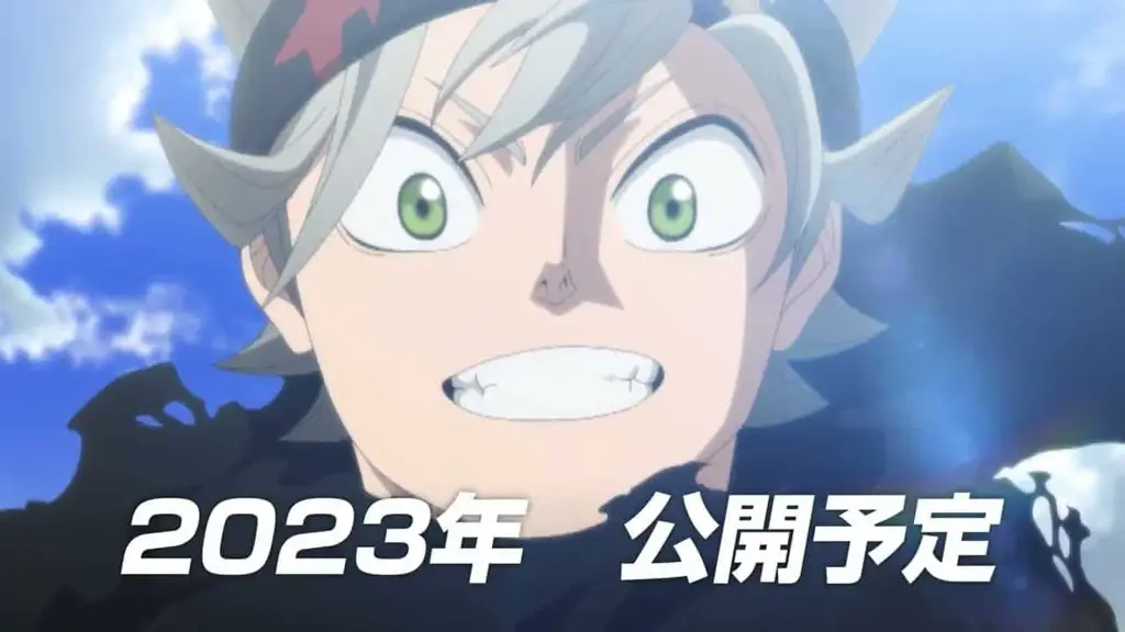 Poster resmi film Black Clover Poster film Black Clover