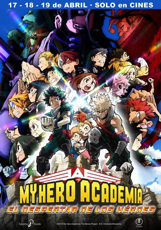 Poster film Boku no Hero Academia 3