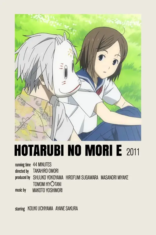 Poster film Hotarubi no Mori e